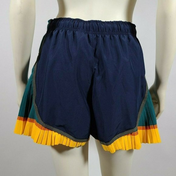 NIKE SACAI navy blue pleated shorts - M - Picture 4 of 5